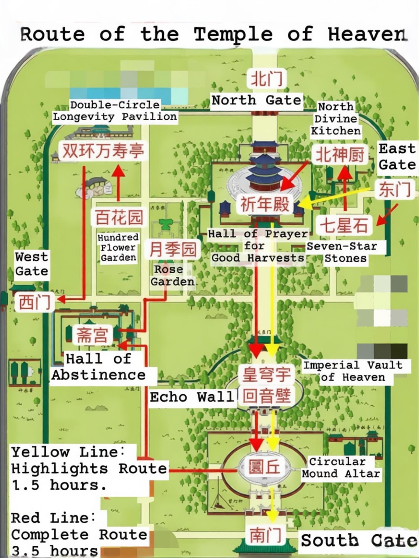 Temple of Heaven Map